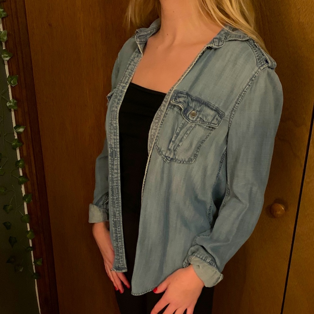 American Eagle denim shirt